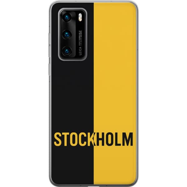 Huawei P40 Läpinäkyvä kuori Stockholm – jalkapallo