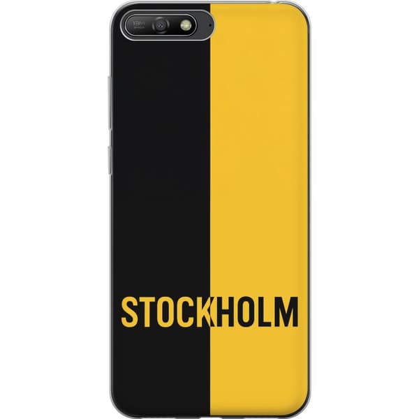 Huawei Y6 (2018) Genomskinligt Skal Stockholm – fotboll