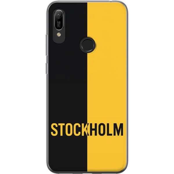 Huawei Y6 (2019) Gennemsigtig cover Stockholm – fodbold