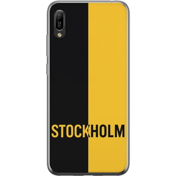 Huawei Y6 Pro (2019) Genomskinligt Skal Stockholm – fotboll