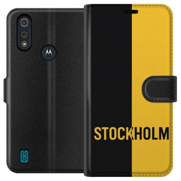 Motorola Moto E6i Lommeboketui Stockholm – fotball