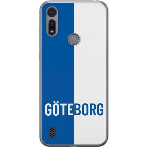 Motorola Moto E6i Gennemsigtig cover Göteborg - fodbold