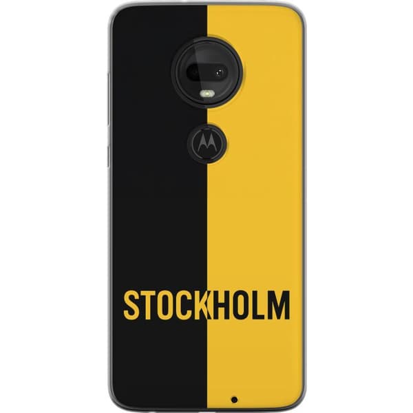 Motorola Moto G7 Gennemsigtig cover Stockholm – fodbold