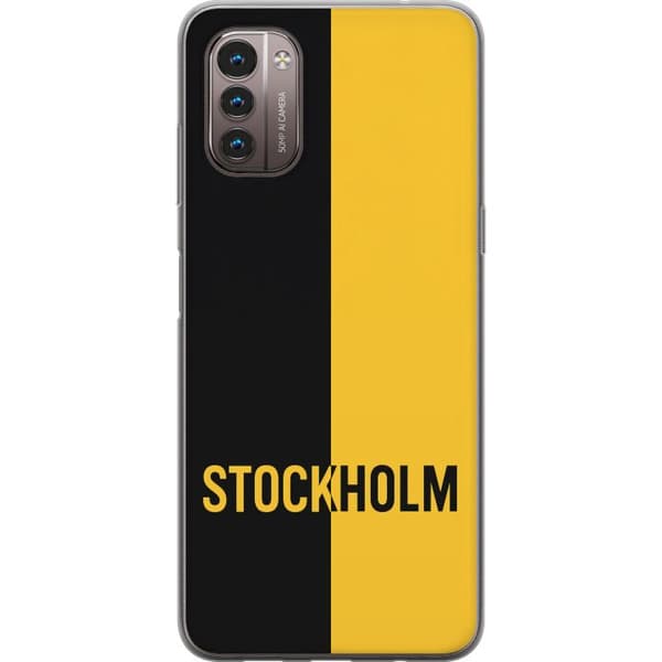 Nokia G21 Läpinäkyvä kuori Stockholm – jalkapallo