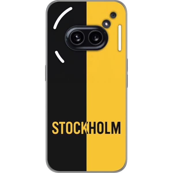 Nothing Phone (2a) Läpinäkyvä kuori Stockholm – jalkapallo