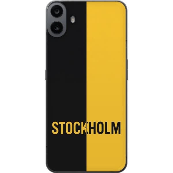 Nothing CMF Phone 1 Läpinäkyvä kuori Stockholm – jalkapallo