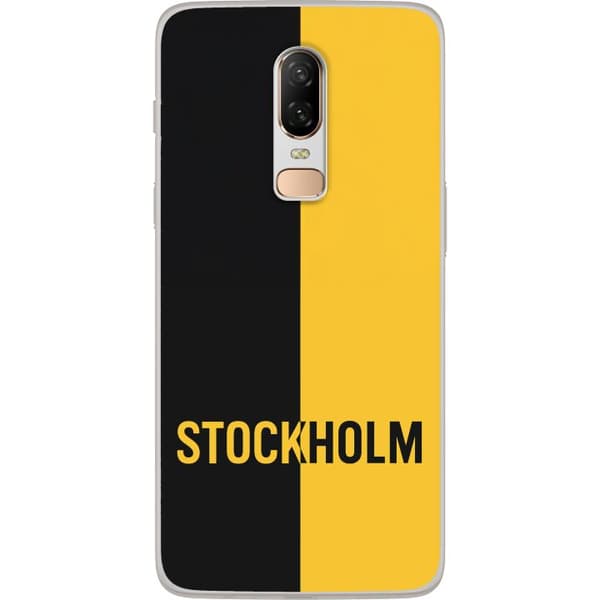 OnePlus 6 Läpinäkyvä kuori Stockholm – jalkapallo