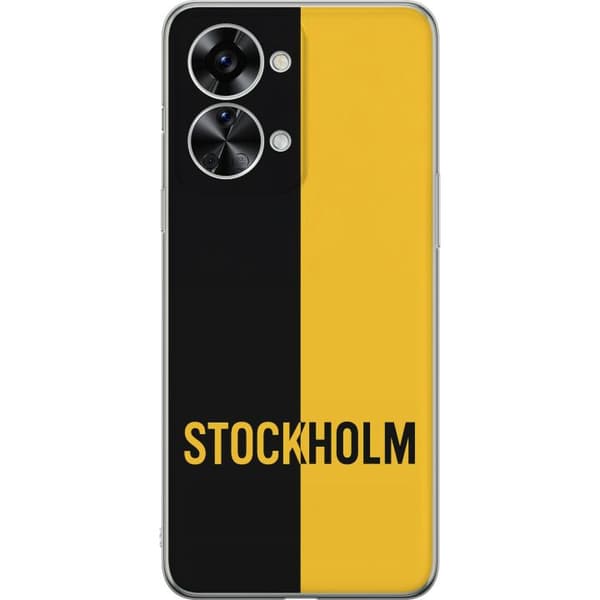 OnePlus Nord 2T Genomskinligt Skal Stockholm – fotboll