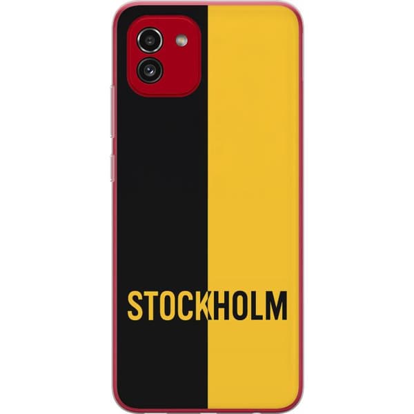 Samsung Galaxy A03 Genomskinligt Skal Stockholm – fotboll
