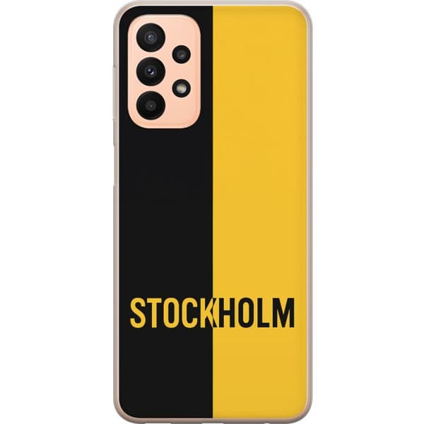Samsung Galaxy A23 5G Gennemsigtig cover Stockholm – fodbold