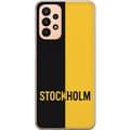 Miniatyrbillede 1 af 3: Samsung Galaxy A23 5G Gennemsigtig cover Stockholm – fodbold