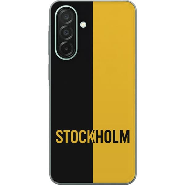 Samsung Galaxy A26 Gennemsigtig cover Stockholm – fodbold