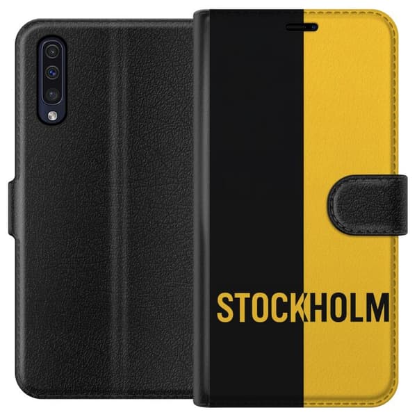Samsung Galaxy A50 Tegnebogsetui Stockholm – fodbold