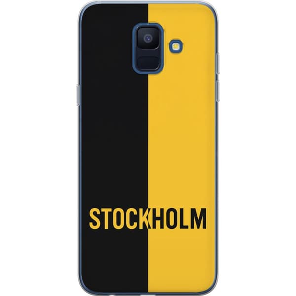 Samsung Galaxy A6 (2018) Gjennomsiktig deksel Stockholm – fotball