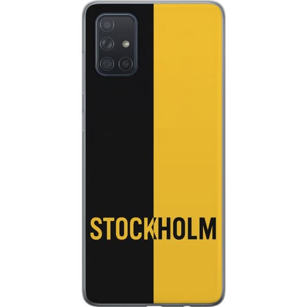 Samsung Galaxy A71 Genomskinligt Skal Stockholm – fotboll