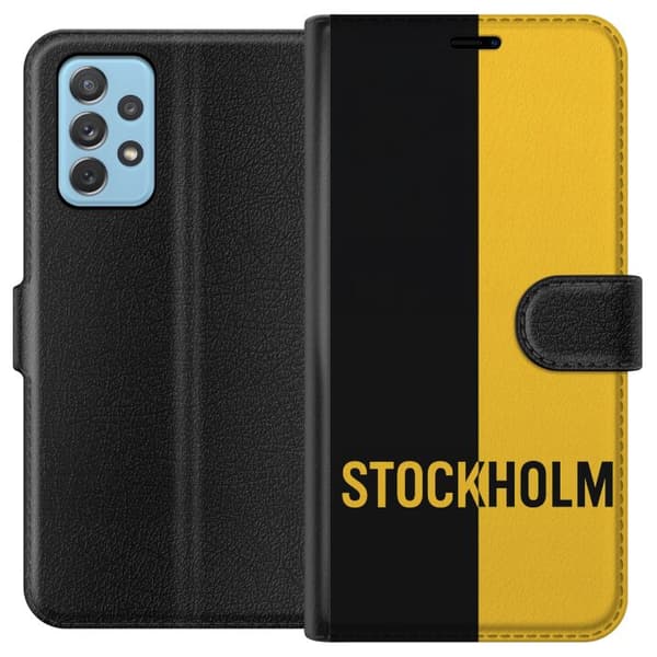 Samsung Galaxy A72 5G Tegnebogsetui Stockholm – fodbold
