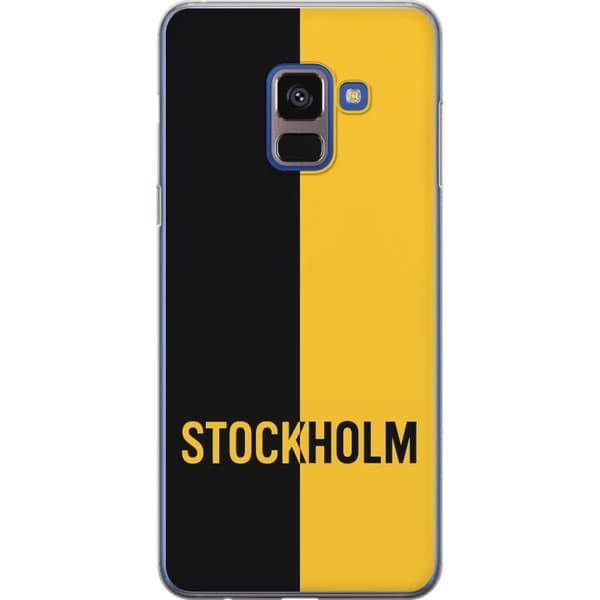 Samsung Galaxy A8 (2018) Läpinäkyvä kuori Stockholm – jalkapallo
