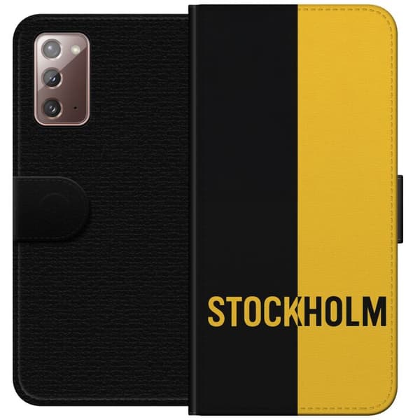 Samsung Galaxy Note20 Tegnebogsetui Stockholm – fodbold