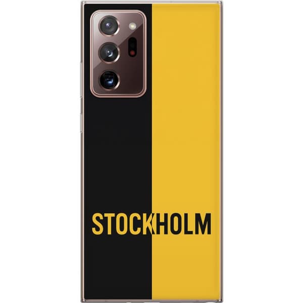 Samsung Galaxy Note20 Ultra Gennemsigtig cover Stockholm – fodbold