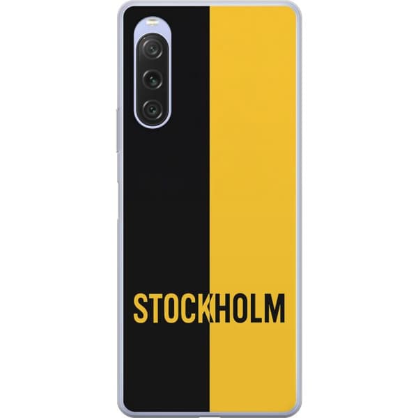 Sony Xperia 10 V Läpinäkyvä kuori Stockholm – jalkapallo
