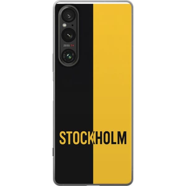Sony Xperia 1 V Gjennomsiktig deksel Stockholm – fotball