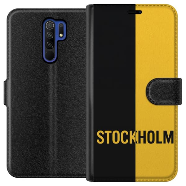 Xiaomi Redmi 9 Lommeboketui Stockholm – fotball