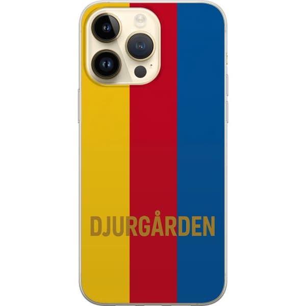 Apple iPhone 14 Pro Max Läpinäkyvä kuori Djurgården – jalkapallo