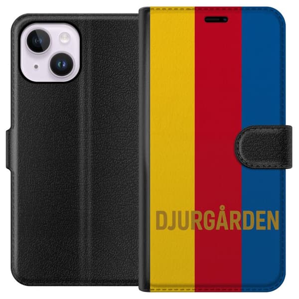 Apple iPhone 15 Plus Lompakkokotelo Djurgården – jalkapallo