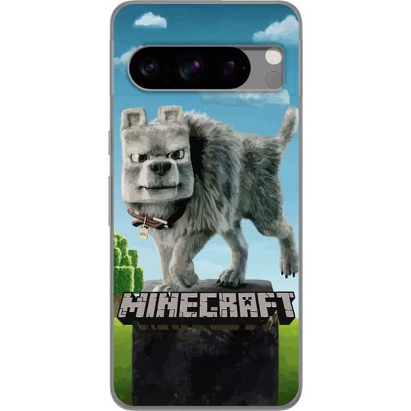 Google Pixel 8 Pro Genomskinligt Skal A Minecraft Movie