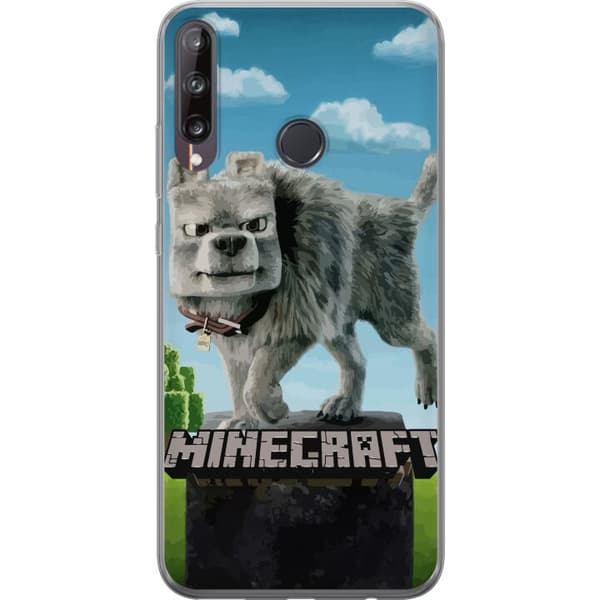 Huawei P40 lite E Genomskinligt Skal A Minecraft Movie