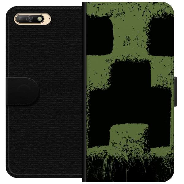 Huawei Y6 (2018) Plånboksfodral A Minecraft Movie