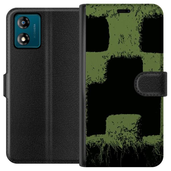 Motorola Moto E13 Lompakkokotelo A Minecraft Movie