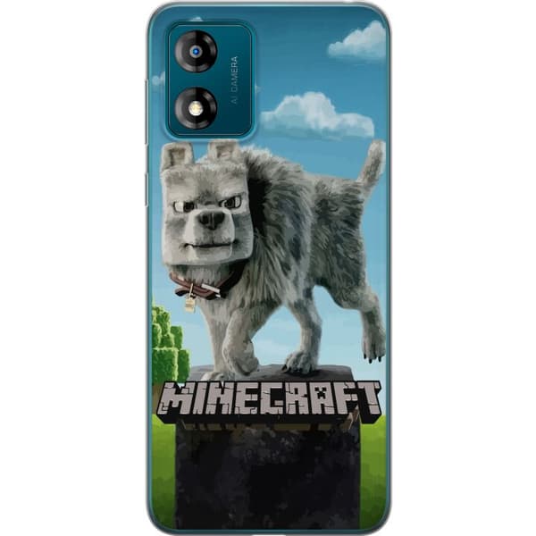Motorola Moto E13 Genomskinligt Skal A Minecraft Movie