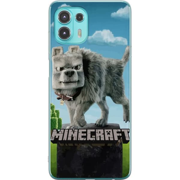 Motorola Edge 20 Lite Gennemsigtig cover A Minecraft Movie