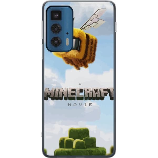 Motorola Edge 20 Pro Gennemsigtig cover A Minecraft Movie