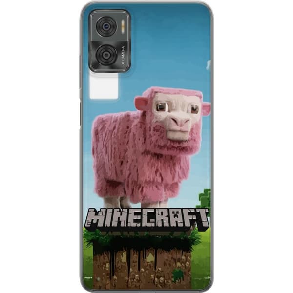 Motorola Moto E22i Läpinäkyvä kuori A Minecraft Movie