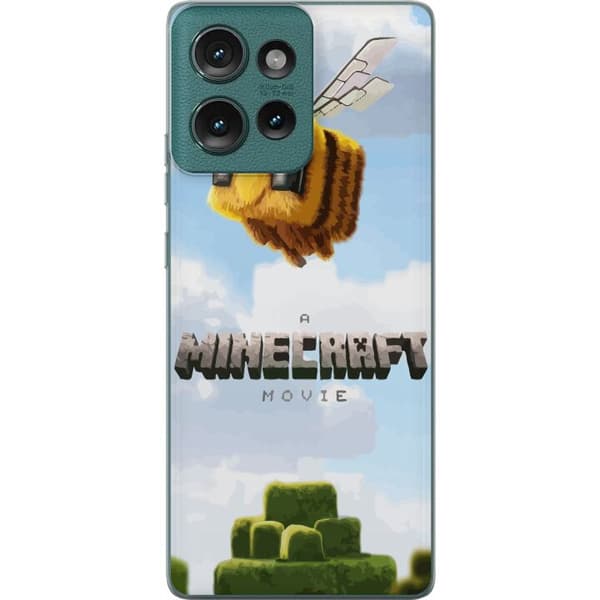Motorola Edge 50 Genomskinligt Skal A Minecraft Movie