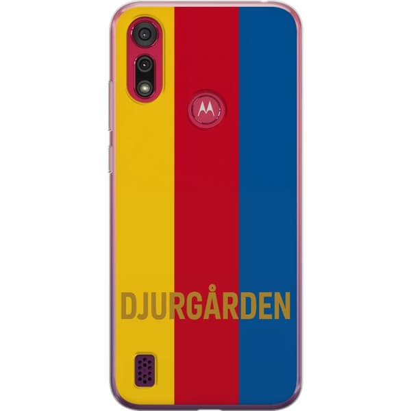 Motorola Moto E6s (2020) Gennemsigtig cover Djurgården – fodbold