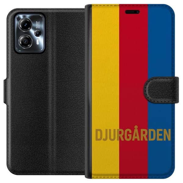 Motorola Moto G13 Plånboksfodral Djurgården – fotboll