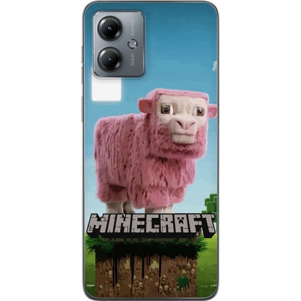 Motorola Moto G14 Genomskinligt Skal A Minecraft Movie