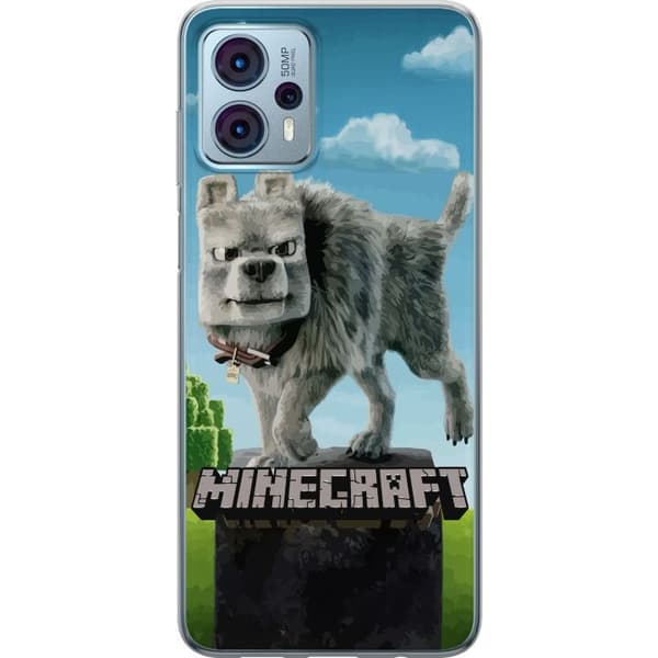 Motorola Moto G23 Gennemsigtig cover A Minecraft Movie