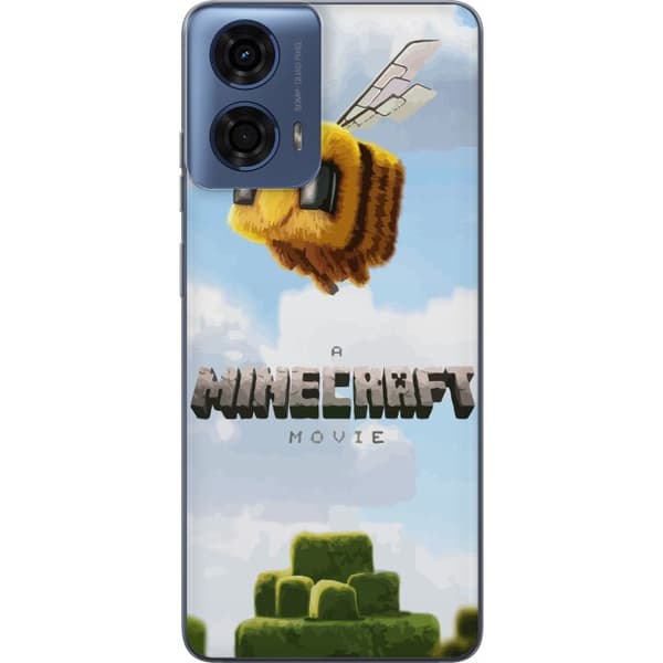 Motorola Moto G24 Genomskinligt Skal A Minecraft Movie
