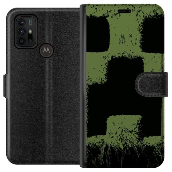 Motorola Moto G30 Tegnebogsetui A Minecraft Movie