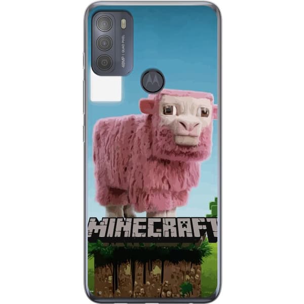 Motorola Moto G50 Genomskinligt Skal A Minecraft Movie