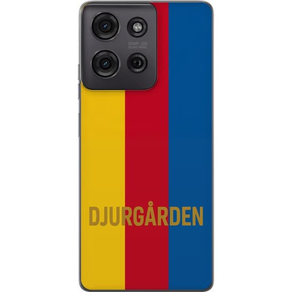 Motorola Moto G75 Gennemsigtig cover Djurgården – fodbold