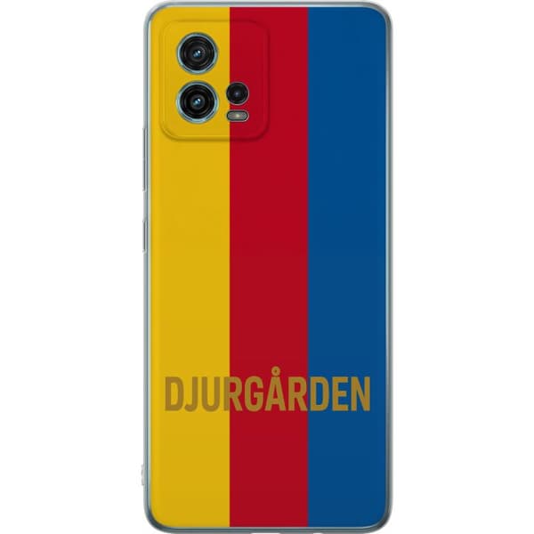 Motorola Moto G72 Läpinäkyvä kuori Djurgården – jalkapallo