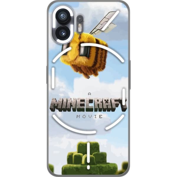 Nothing Phone (2) Läpinäkyvä kuori A Minecraft Movie
