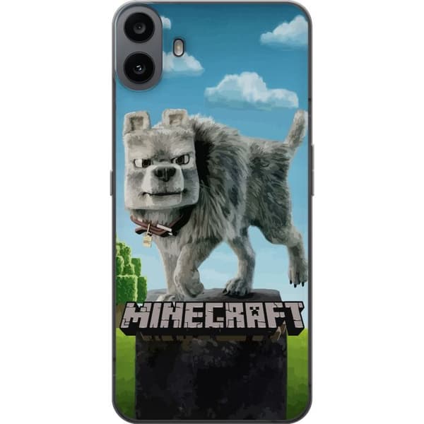 Nothing CMF Phone 1 Läpinäkyvä kuori A Minecraft Movie