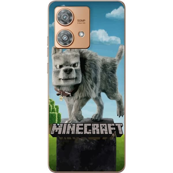 Motorola Edge 40 Neo Gjennomsiktig deksel A Minecraft Movie