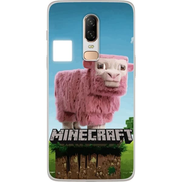 OnePlus 6 Gennemsigtig cover A Minecraft Movie